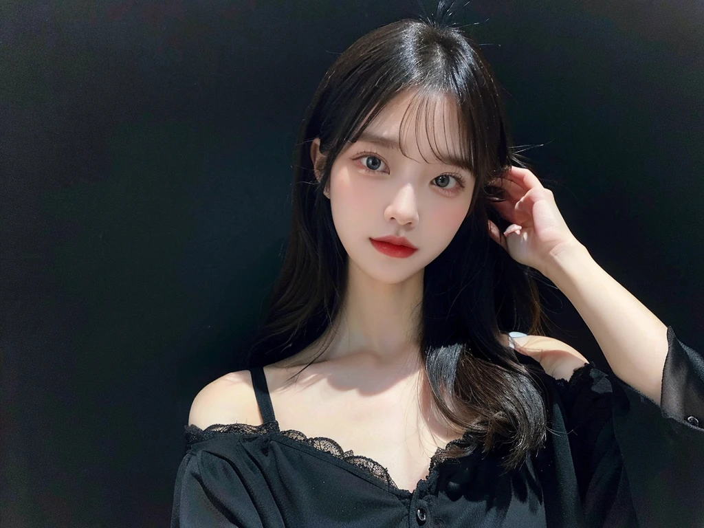 ((masterpiece)), (best quality),(detailed),1 Girl,Black Silk