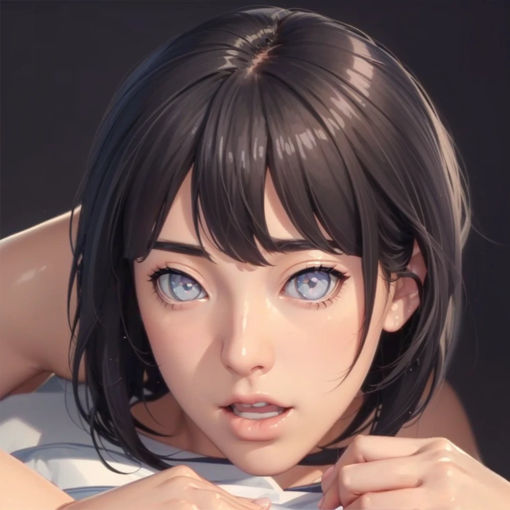 (((Perfect body,White and tender skin,(((Ninja Costume,))),(((hyuugahin,hyuugahin,hinata\(boruto\),hyuugahin, "black long hair", blue eyes,blunt bangs))),((masterpiece)),high resolution, ((Best quality at best)),masterpiece,quality,Best quality,((( Exquisite facial features,Looking at the audience,There is light in the eyes,blush,Happy,lol))),Open your arms,Red flames emanate from the entire body))),(((Light and shadow,Huge breasts))),(((Looking at the camera,black background,))))