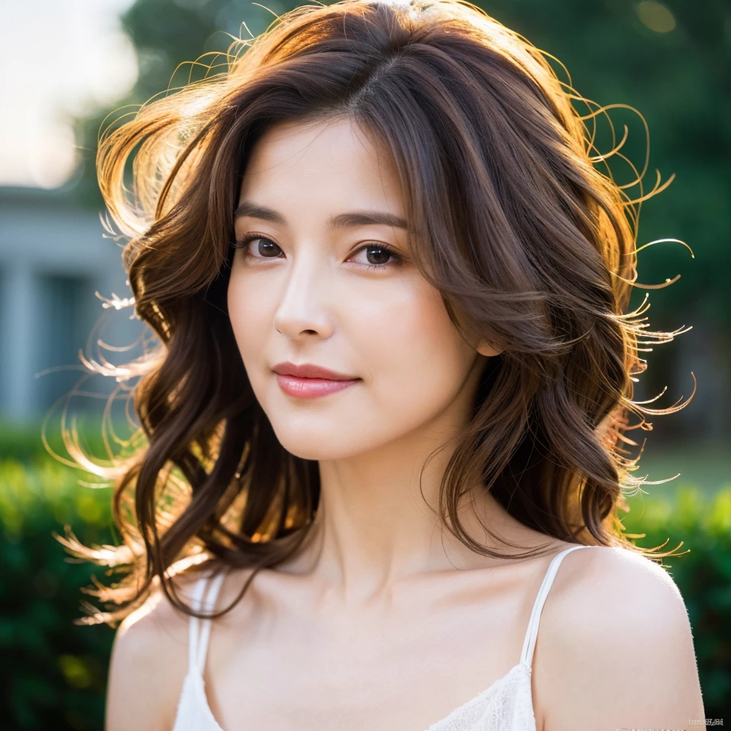 Beautiful mature woman with beautiful wavy long hair, Sexy Mature, Ultra-high resolution,(Realistic:1.4), ((Highest quality)), ((masterpiece)), (be familiar with),