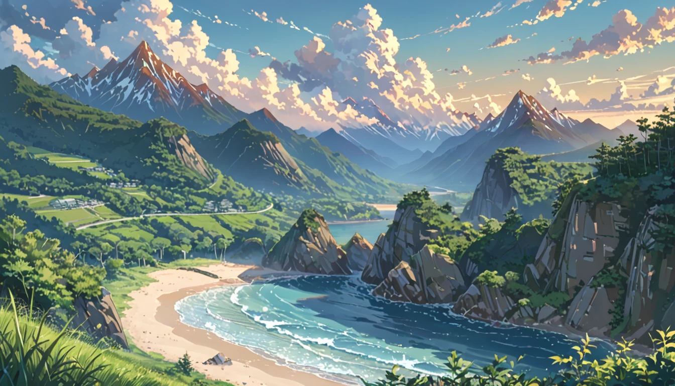 ((Anime: 1.4, Illustration)), (Masterpiece, Top Quality, Best Quality), (Ultra-Detailed, Absolutely Resolution), ((16k, HIGH RES)) (Majestic Valley and Sandy Beach), ( Anime: 1.4, Illustration)), (Masterpiece, Top Quality, Best Quality), (Ultra-Detailed, Absolutely Resolution). Ak {Lofi Art, Style of Laurie Greasley, Style of Makoto Shinkai, Anime Aesthetic}, BREAK {(Produces IMAGES WITH ITH INFORMATION THAN 40 Million Pixels with Cinematic-Like Detailed Textures S Hot on a Sony slur).}