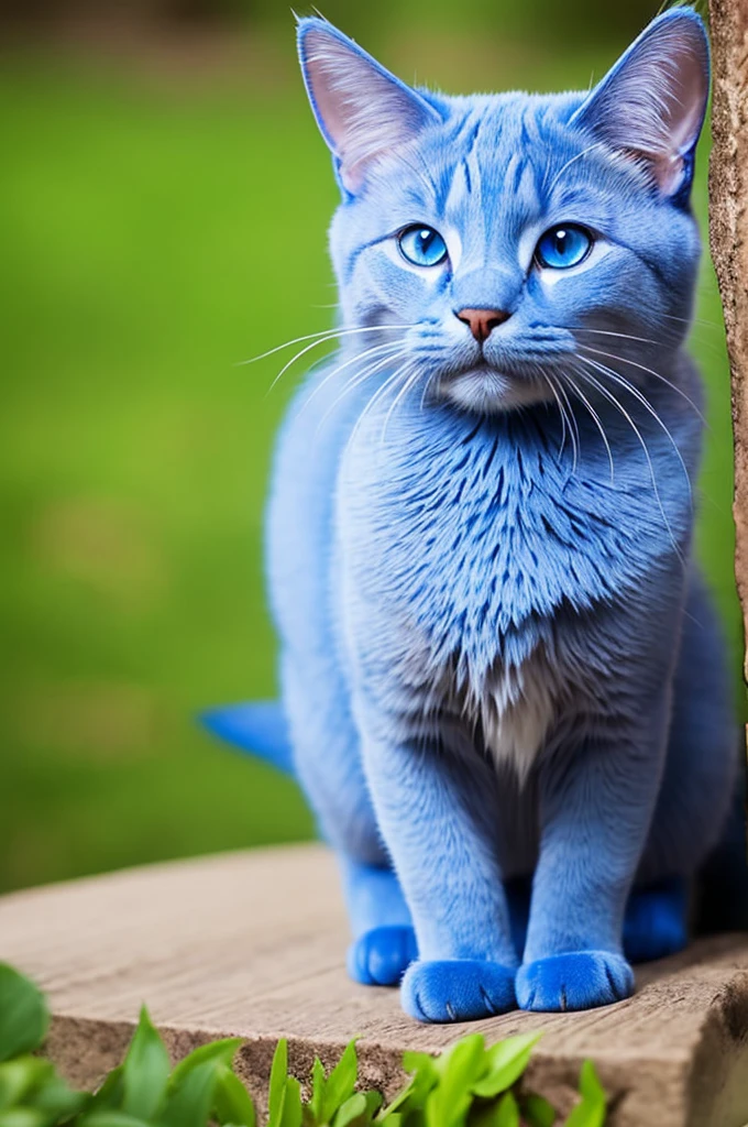 blue cat, cute