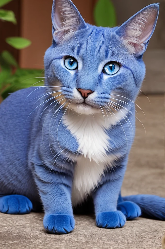 blue cat, cute