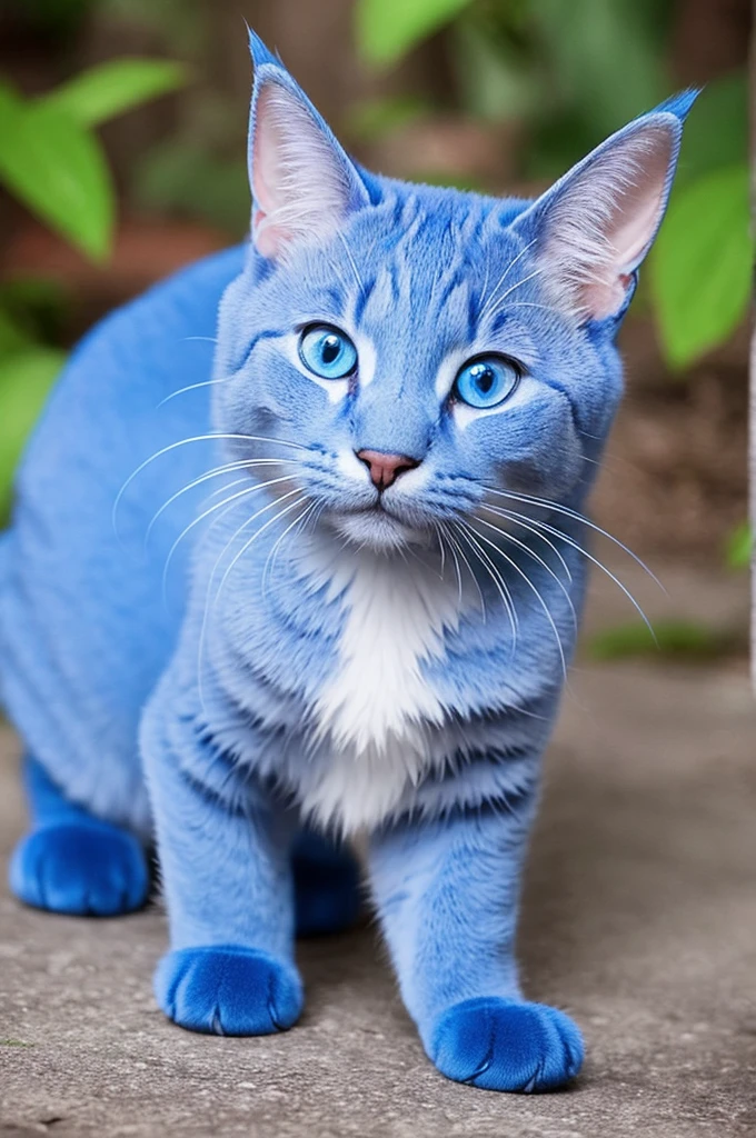 blue cat, cute