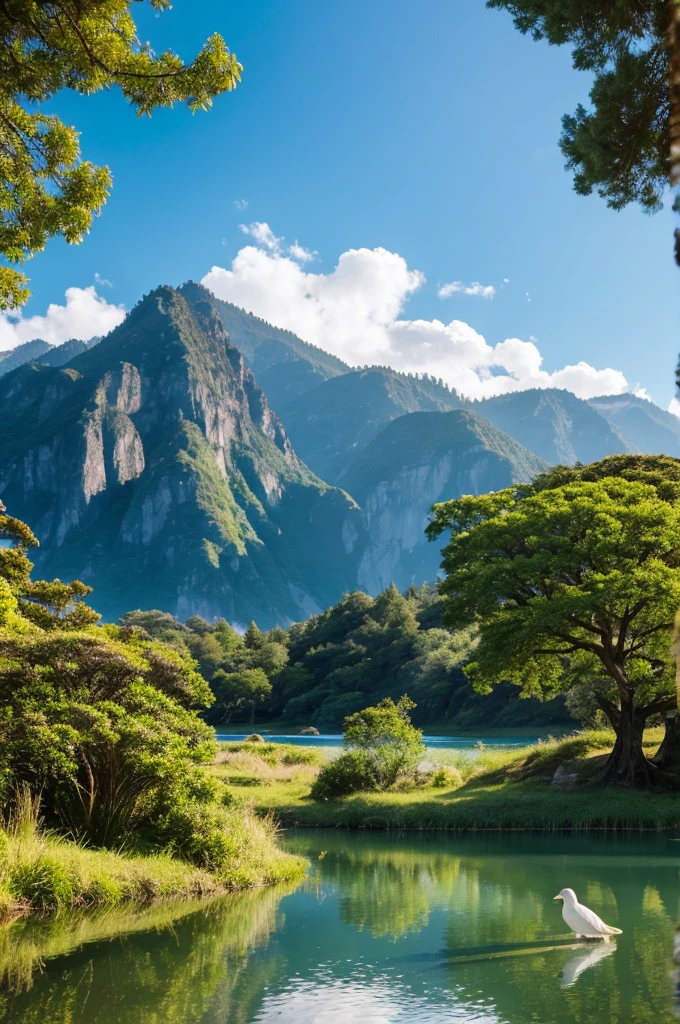 Fantasy White Bird Lake 