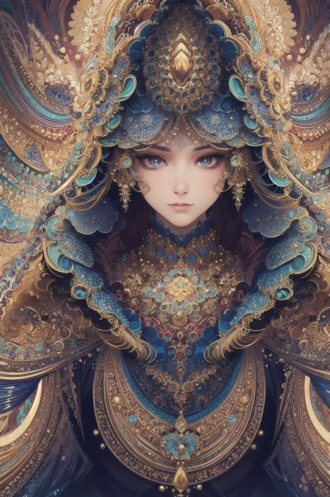 (masterpiece, top quality, best quality, official art, beautiful and aesthetic:1.2), (1 woman), extremely detailed,(fractal art:1.3),fancy,most detailed