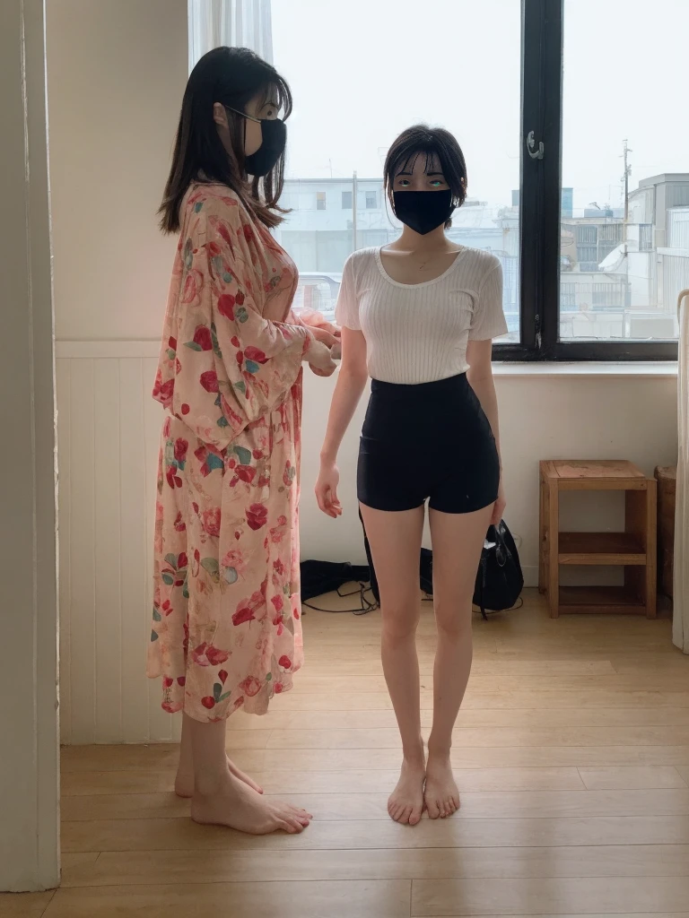 score_9, score_8_up, score_7_up, score_6_up, score_5_up, score_4_up, just describe what you want,
photorealistic,ultrarealistic,real person,rating explicit, nsfw, absurdity,
(beautiful & cute),(cute impression),photograph of Japanese woman,
Evita from Peru, 1 Japanese girl, beautiful, small face,
(brown eyes:1.2),
(black hair:1.3),short hair,
huge breasts:1.1,short stature,
BREAK
The girl arms are bound:1.3,
smile ,
floral print kimono, wet body:1.1,
(tatami room), 
raw lighting, 
Negative prompt: worst quality, low quality, normal quality, messy drawing, amateur drawing, lowres, bad anatomy, bad hands, source_furry, source_pony, source_cartoon, comic, source filmmaker, 3d, middle age, mother, mature female, milf, body piersing, Muscles, censor, bar censor, mosaic censorship, logo, watermark,teeth,pussy,
Steps: 30, Sampler: Restart, CFG scale: 7, Seed: 4293313289, Size: 832x1216, Model hash: ab9a986395, Model: pinkiepiePonyMix_v30BetaFp16, VAE hash: 63aeecb90f, VAE: sdxl_vae.safetensors, Clip skip: 2, ADetailer model: face_yolov8s.pt, ADetailer confidence: 0.3, ADetailer dilate erode: 4, ADetailer mask blur: 4, ADetailer denoising strength: 0.4, ADetailer inpaint only masked: True, ADetailer inpaint padding: 32, ADetailer version: 24.5.1, Version: f0.0.17v1.8.0rc-latest-277-g0af28699