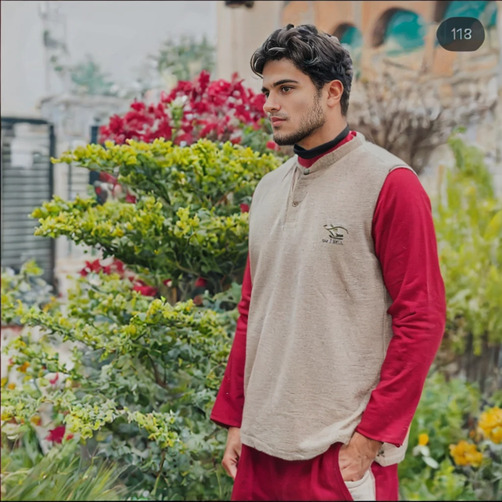 Realistic amateur photo posted to facebook , handsome men ,