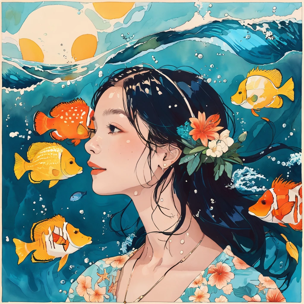 It's summer　It's the ocean　