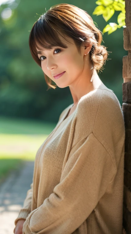 Middle-aged women　Very cute masterpiece　natural atmosphere　boyish　30 years old　Shortcuts　Front angle