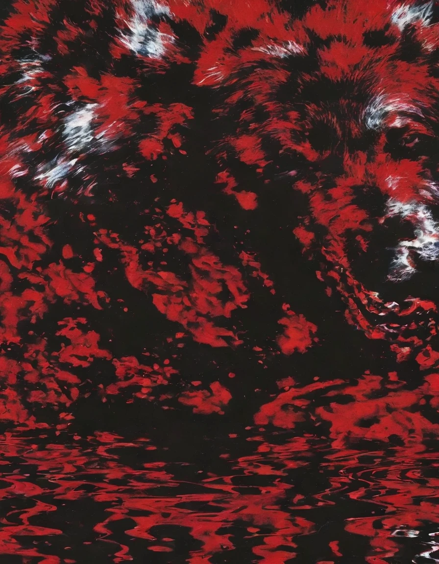 dog in redV style