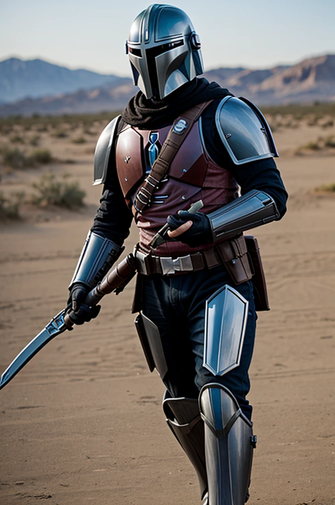 create an image for Mandolorian logo