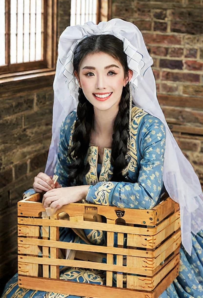 Crate the word '' ALEX'' Thai woman, 20-25 years old, dark brown hair, taking a selfie, smiling, white teeth visible in the room. Her bed is full There were twinkling starlight outside the window, reflecting beautifully.