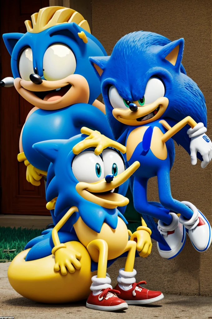 SpongeBob pregnant with sonic the hedgehog