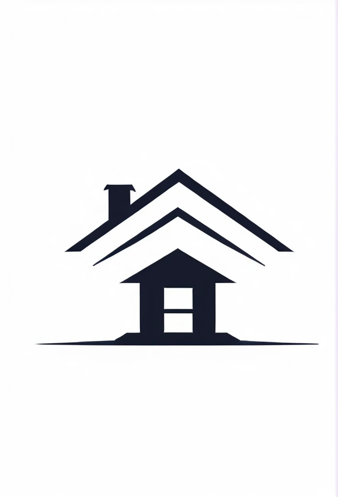 Stylish logo of a Japanese home renovation company
A logo with a stylish and cool silhouette of a simple detached house
Pretty cool
chic and modern design
White background