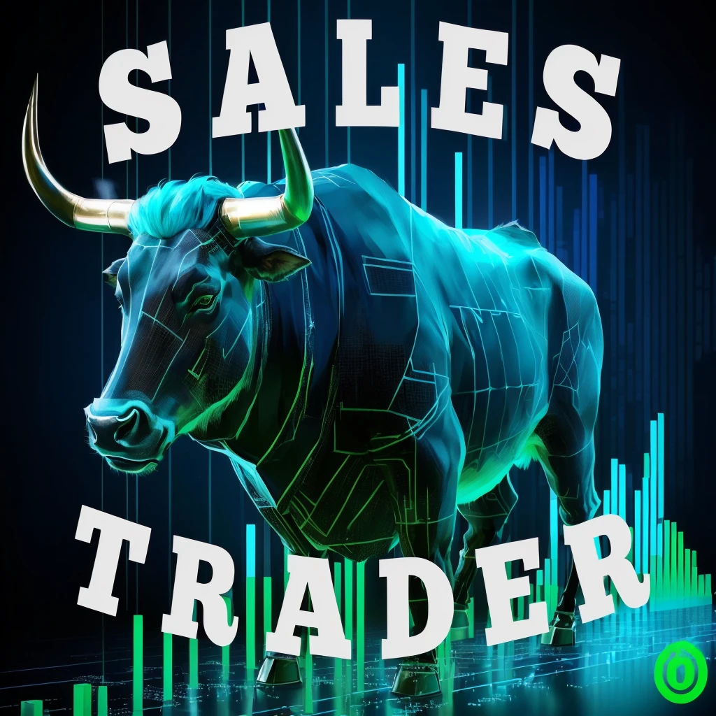there is a bull that is standing on a chart with the words headbands trader, traders, negotiation, headbands, negotiation stocks, best in stock from Adobe, 🤬 🤮 💕 🎀, 🕹️ 😎 🚬, hyper bullish, por Gwen Barnard, bull, trending ，, cgtrader, an epic and majestic merchant degen, by Sam Dillemans, business offer meme