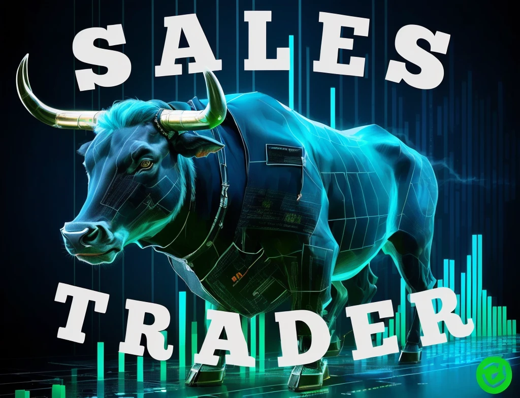 there is a bull that is standing on a chart with the words headbands trader, traders, negotiation, headbands, negotiation stocks, best in stock from Adobe, 🤬 🤮 💕 🎀, 🕹️ 😎 🚬, hyper bullish, por Gwen Barnard, bull, trending ,, cgtrader, an epic and majestic merchant degen, by Sam Dillemans, business offer meme