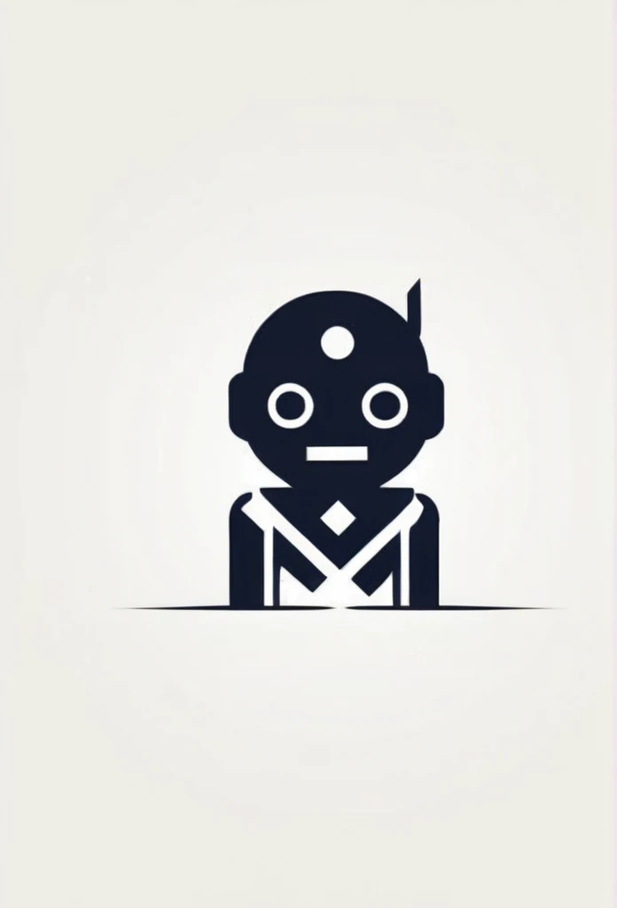 A stylish logo for a Japanese home renovation company.、With a robot-like, blocky design。Modern stylish house silhouette Coolly drawn logo Pretty cool Chic and modern design Background is white