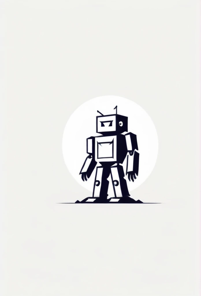 A stylish logo for a Japanese home renovation company.、With a robot-like, blocky design。Modern stylish house silhouette Coolly drawn logo Pretty cool Chic and modern design Background is white