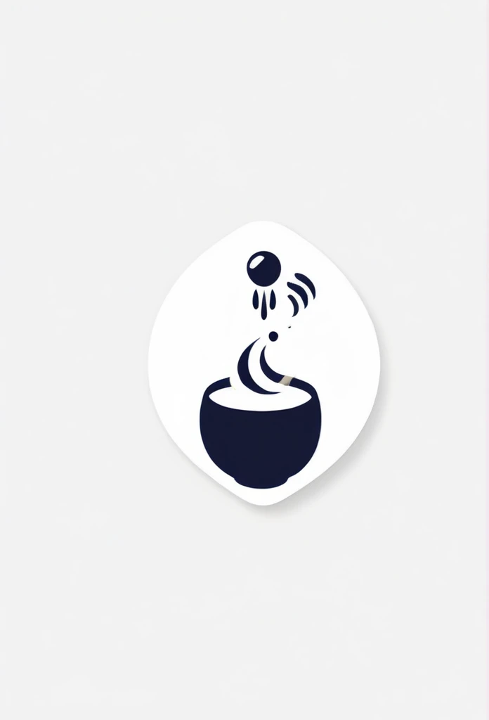 A stylish logo for a Japanese sake delivery app. High-quality sake is stylishly displayed at an angle.、A logo that looks like it is being poured into a sake cup A very luxurious logo A very cool, chic and modern design A white background