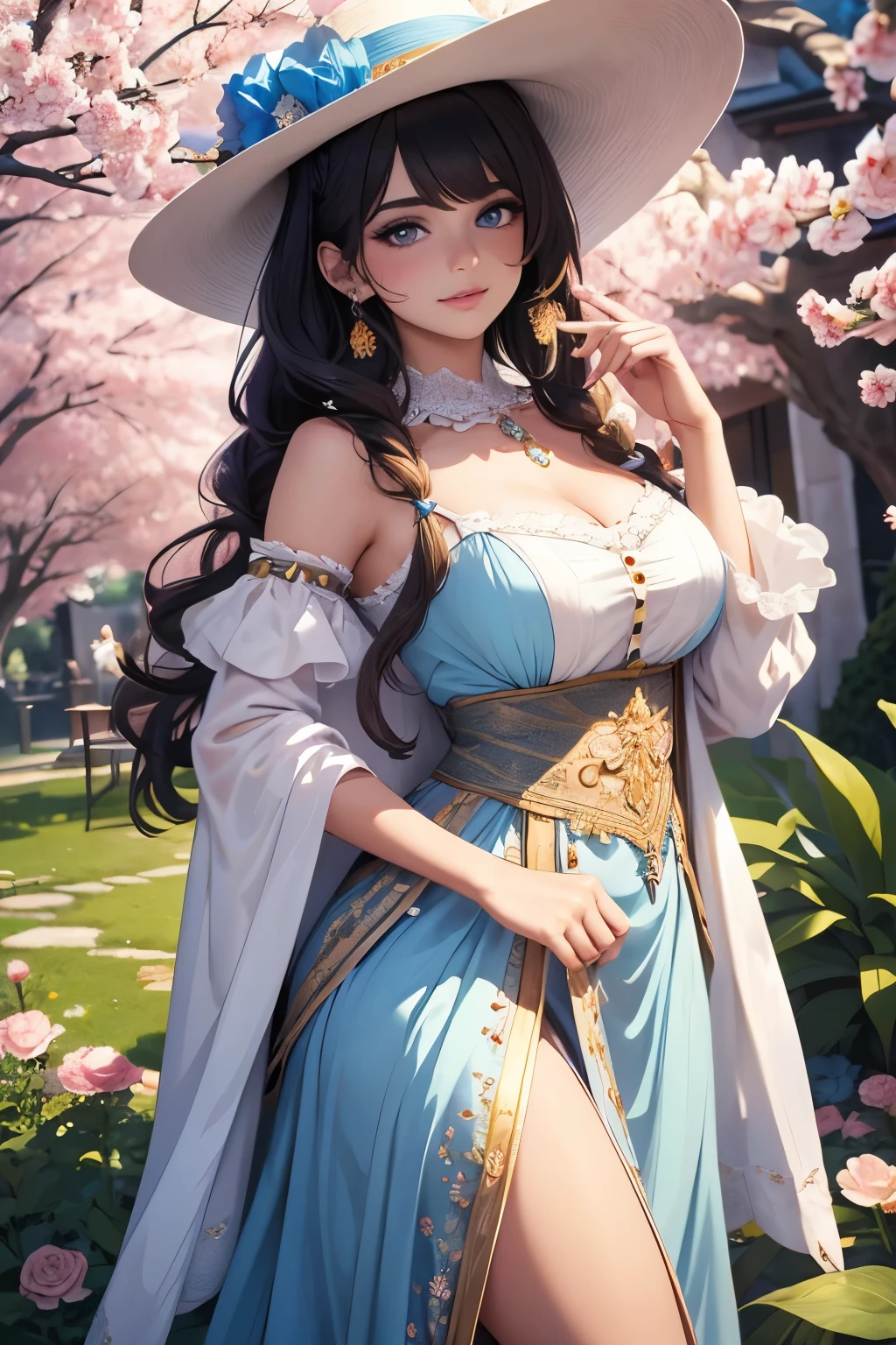 (Highest quality,4K,8K,High resolution,masterpiece:1.2),Super detailed,(Realistic,photoRealistic,photo-Realistic:1.37),acrylic painting,Beautiful Spanish model in a ta dress with fluffy hair,Beautiful Spanish model with very colorful hair and fine facial features,Beautiful Spanish model standing in a beautiful garden surrounded by stars,Beautiful Spanish model in a vibrant Loliress,Beautiful Spanish model wearing elaborate accessories and a matching hat,Beautiful Spanish model posing gracefully with hands on hips,Beautiful Spanish model with long flowing pigtails,Beautiful Spanish model with bright blue eyes and rosy lips,Beautiful Spanish model with a joyful expression,With cherry blossoms falling all around、Beautiful Spanish model in a dynamic pose,Beautiful Spanish model surrounded by colorful flowers and butterflies,The beautiful Spanish model&#39;s dress is adorned with pretty bows and lace details,Beautiful Spanish model with a captivating smile,Soft and beautiful Spanish model, Pastel shades,A beautiful Spanish model with a magical glow,Beautiful Spanish model in a picturesque landscape with winding paths leading to a magnificent castle,Beautiful Spanish model holding a microphone and singing passionately,Beautiful Spanish model with a fairytale background,Beautiful Spanish model with soft skin, Dreamy atmosphere,Beautiful Spanish model with subtle bokeh effect,Beautiful Spanish model standing in the moonlight,A warm and beautiful Spanish model, A golden sunset in the background,Beautiful Spanish model surrounded by twinkling stars and colorful nebulae,creating an ethereal and captivating artistic masterpiece. 
