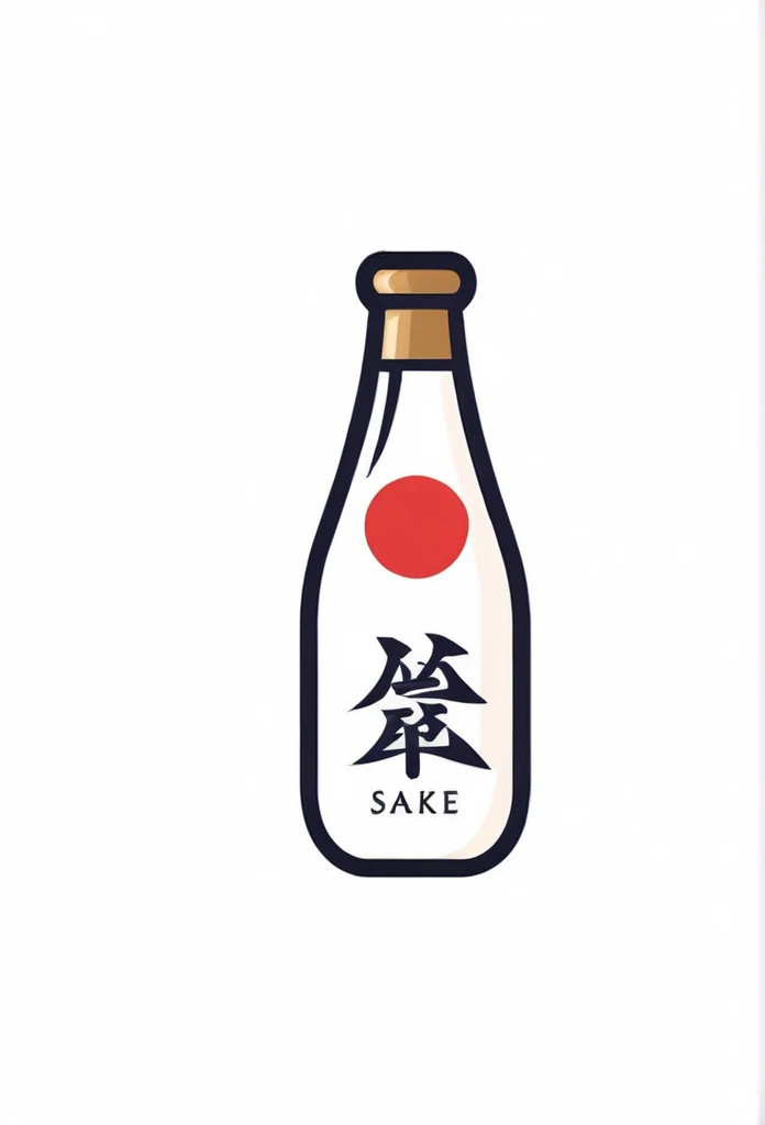 Stylish logo of Japanese sake delivery app
A logo that looks like a luxurious bottle of sake is poured into the boar mouth slightly diagonally from the air
a logo that looks quite luxurious
Pretty cool
chic and modern design
White background