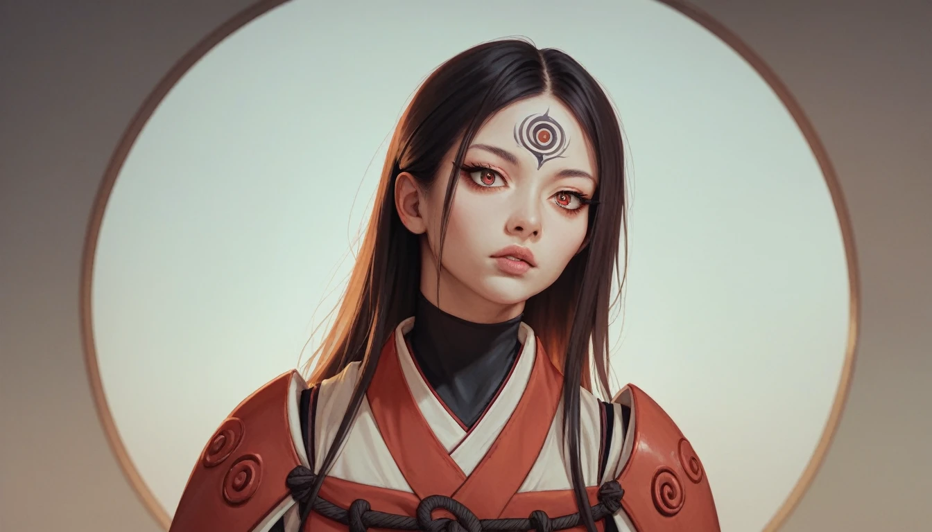 (Better Quality, Highs:-, Super detailed), Realistic, High resolution, solve, Detailed eyes and face, Detailed lips, Long eyelashes, juuichi , Beautiful Features, Curved body, Samurai costume and armor,Look directly at the viewer, intense expression, emotional expression, Mysterious atmosphere