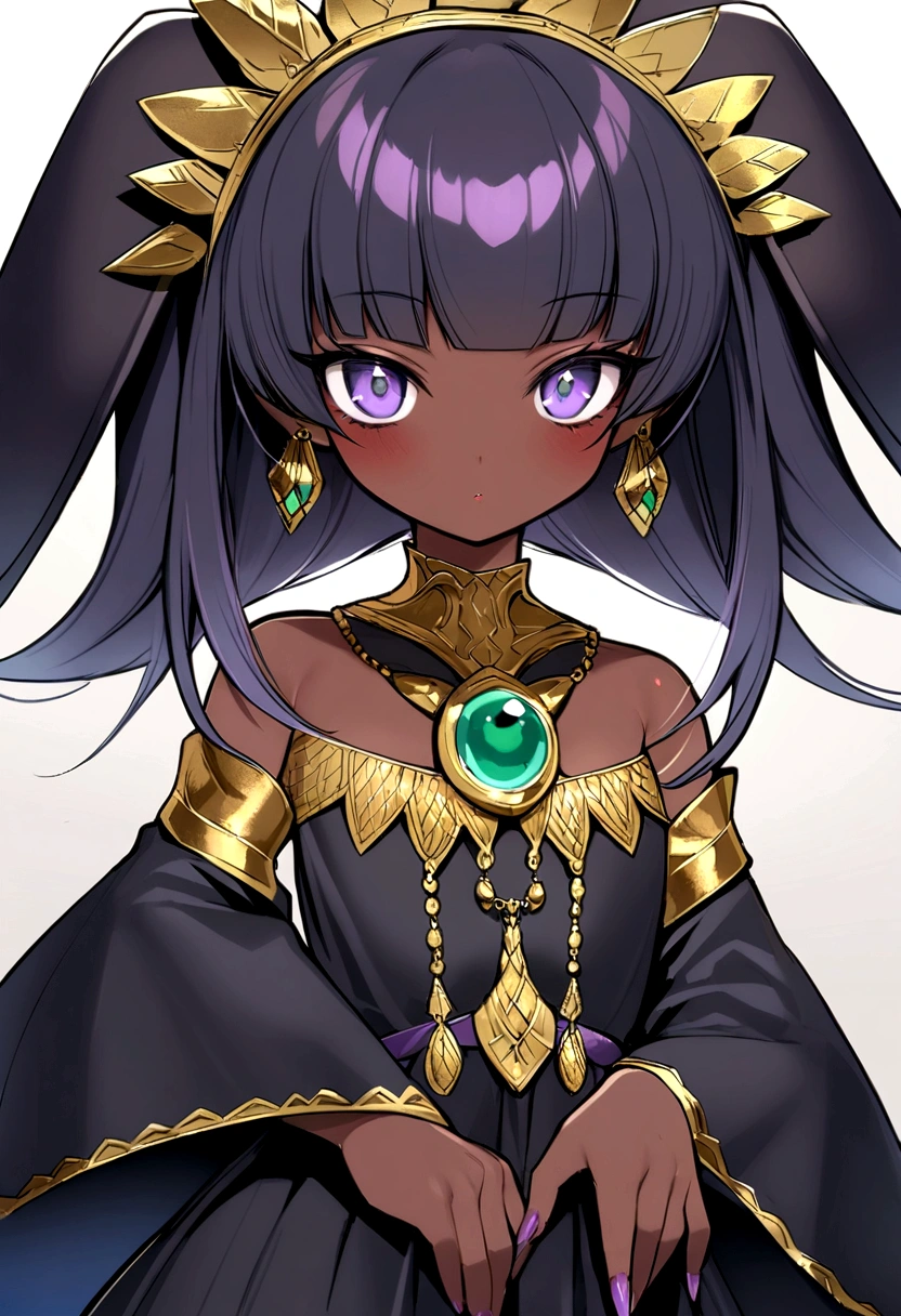 Fille, Africain, noir, The eyes of Anbar, cheveux longs, 16 to 19 years, Showing all the beauty of the Visagw