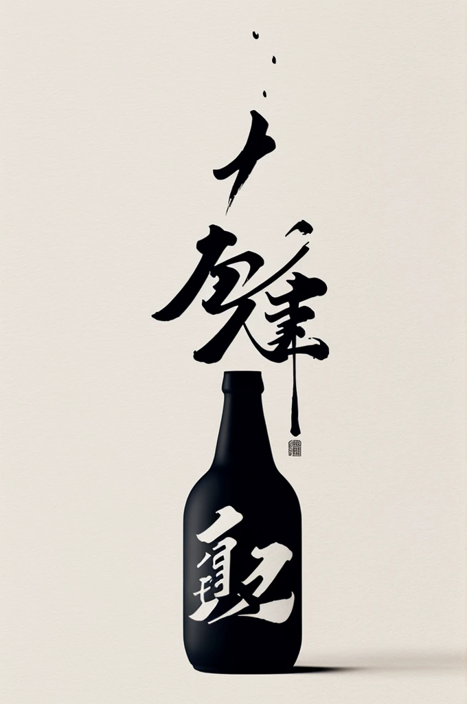 Stylish logo of Japanese sake delivery
A design silhouette that looks like a single stroke of calligraphy, with a luxurious Japanese sake bottle, a logo that makes sake look stylish from the air diagonally, and sake dripping beautifully into the boar mouth
a logo that looks quite luxurious
Pretty cool
chic and modern design
White background