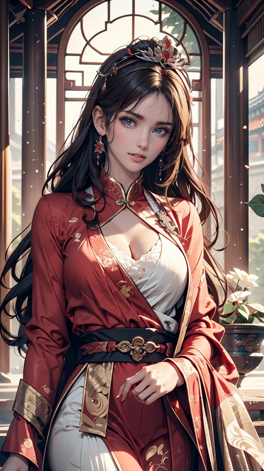 Highest quality, masterpiece, High resolution, Wuxia 1 girl, China dress, Super gorgeous face, Super gorgeous eyes, Super gorgeous hair, Kung Fu Battle