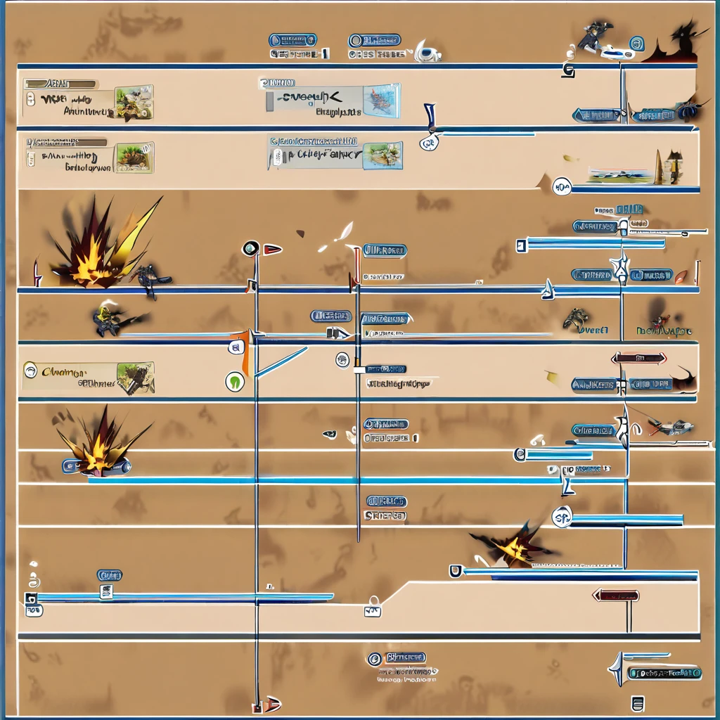 Battle action diagram