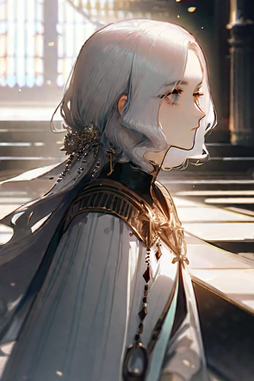 ((Лучшее качество)), ((шедевр)), (подробный), A girl with great sadness in