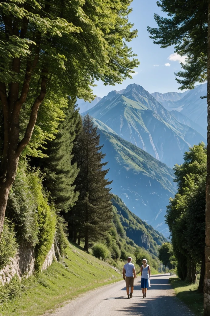 Rolf & Tessa auf dem Weg nach Italien 🇮🇹 durch die Berge in Dessous 