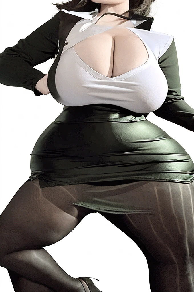 A curvaceous, cute and skinny super large biggest thick ass realist secretary , dressed in a tight-fitting skirt that hugs her voluptuous large and thick hips and round huge thick ass behind. perky breasts, which are just barely contained within the constraints of her buttoned-up attire. pantyhose, big and thick and ass, large and thick hips
