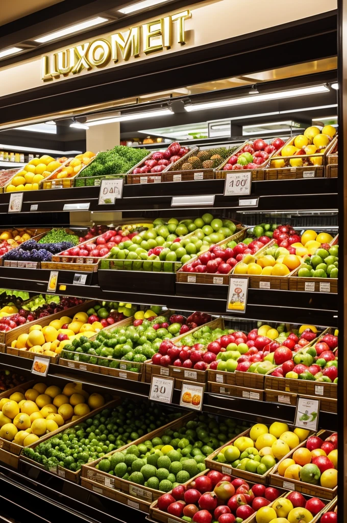 Luxury grocery fresh mart