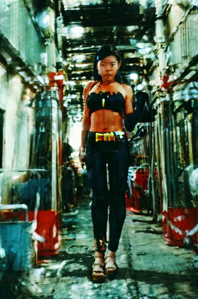 Thai super hero look like captain America but low budget retro version 1955's the costume a DIY, homemade using low-budget Lomo film style making tricks to create striking visual effects, particularly with regard to lighting.