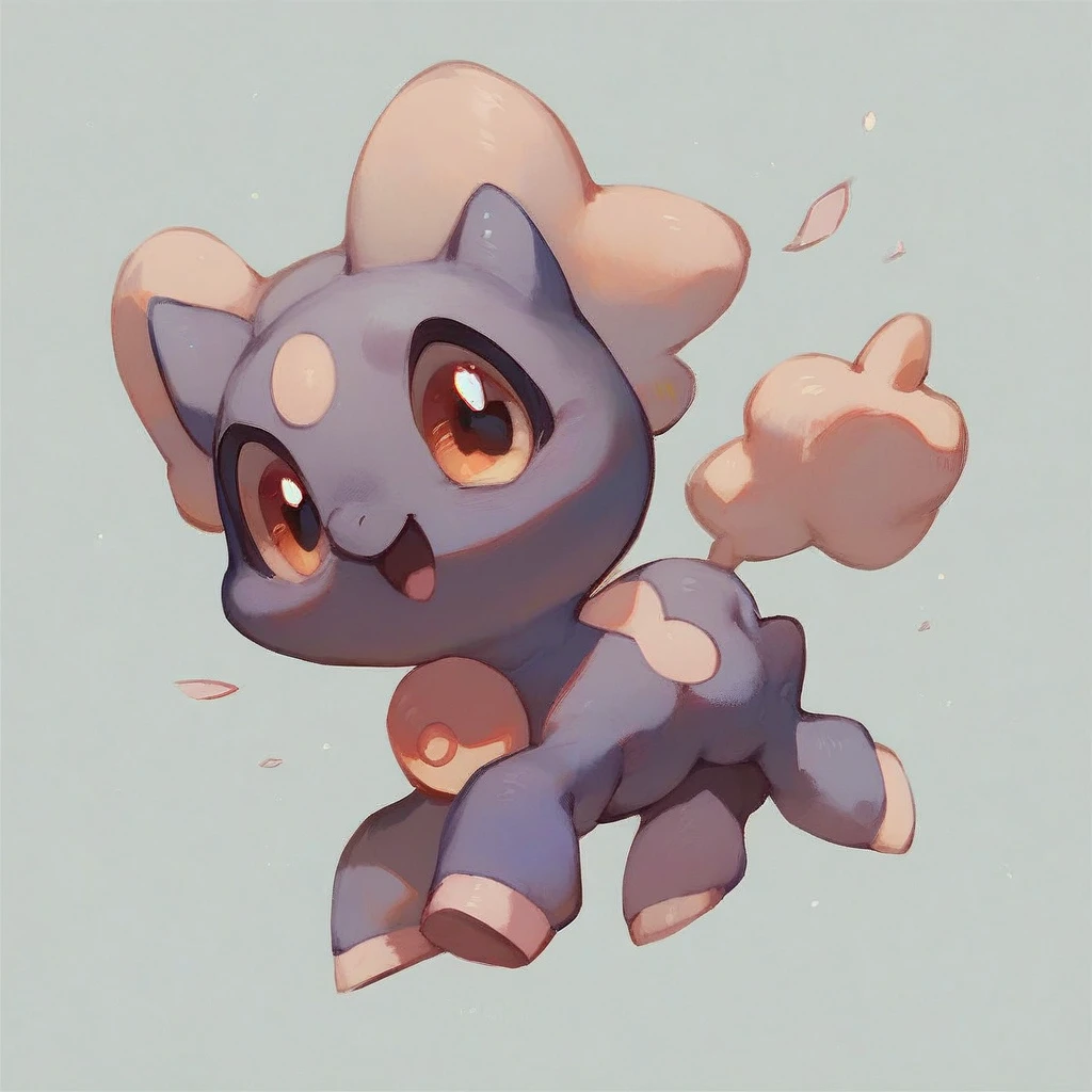 score_9, score_8_up, score_7_up, score_6_up, cute pony portrait, simple background, full body,pokemon mimikyu