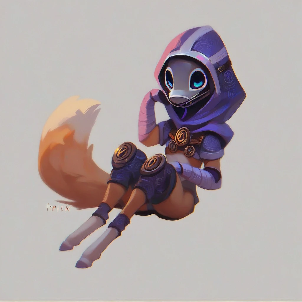 score_9, score_8_up, score_7_up, score_6_up, cute pony portrait, simple background, full body,lc pokemon,fox little,eyes blue,tali long,fir neck,pose sit