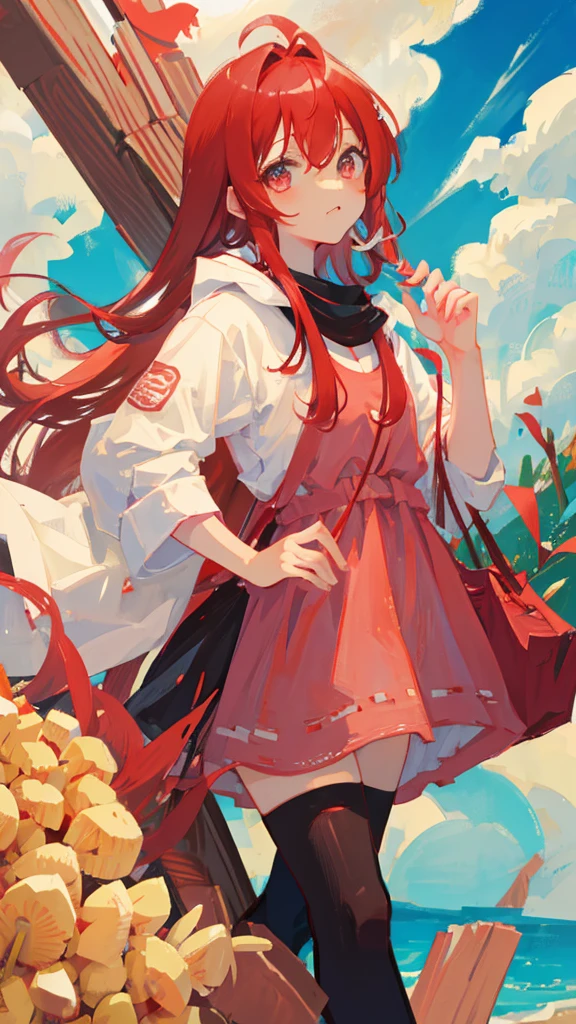 Image of Suou Tsukasa、I'm eating sweets、cute、Red-haired boy