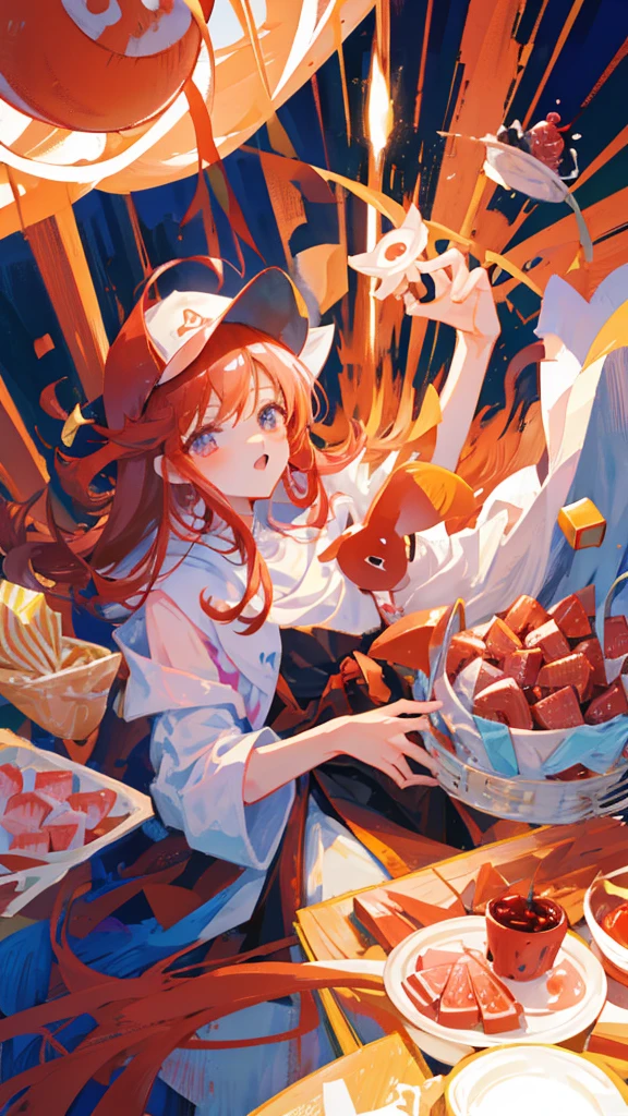 Image of Suou Tsukasa、I'm eating sweets、cute、Redhead、boy