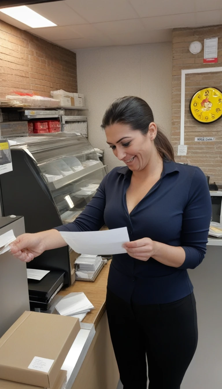 Maria finds a better job with the help of the customer's letter, where she is appreciated and fairly compensated.