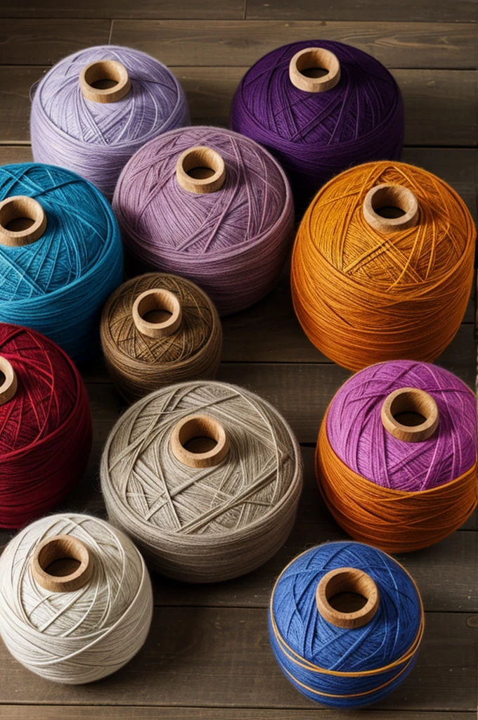 Different kinds of Yarn with hook