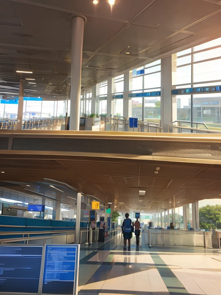 Airport Lobby、Horizontal angle