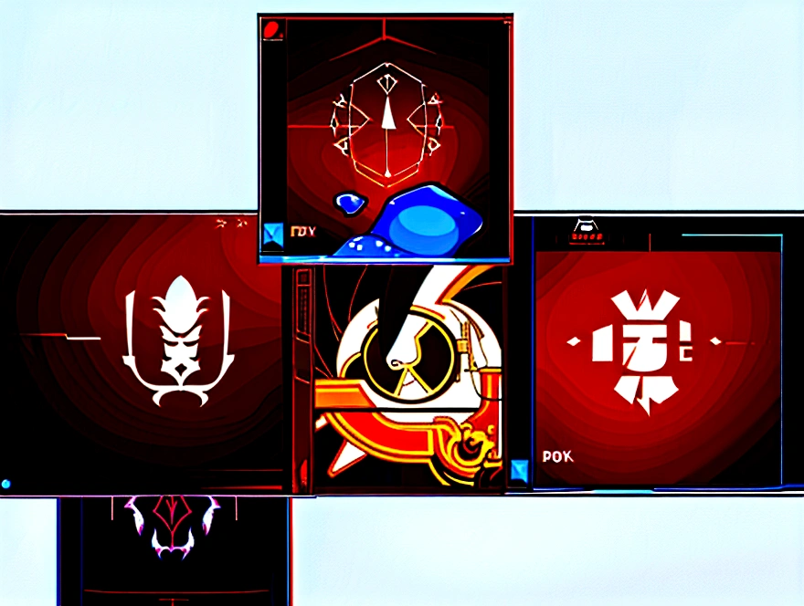 Dota2 game UI interface