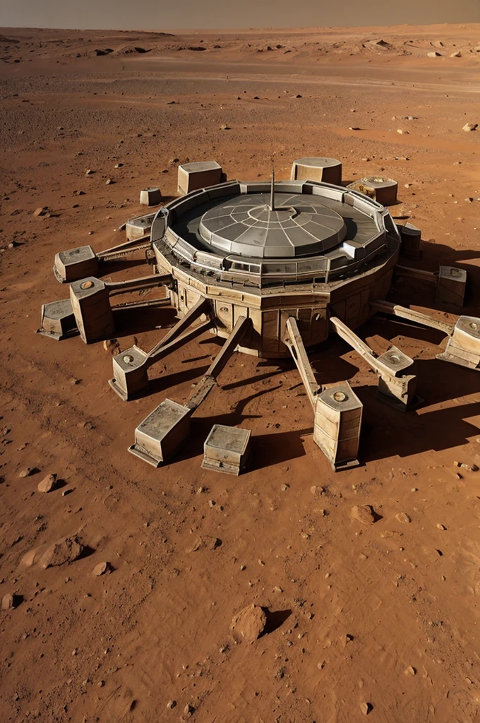 A base on the planet Mars