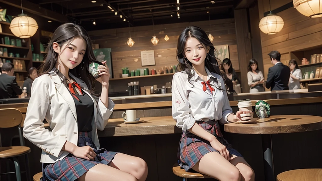 8K、RAW Photos、Highest quality、Super detailed、Super Resolution、Ultra HD、8K壁紙、Amazing details
((A girl in a blazer uniform ((White blouse with formal collar, Blue Blazer,
Red Check Skirt, Red checkered ribbon on blouse)), Complete limbs, Full Finger, ))
(((((((Inside the Starbucks store、16-year-old high school girl)))))))、((((((Sit down and eat cake、Drink coffee、smile))))))、((Heart Necklace))
((Emphasize cleavage))
Modern and sleek design:Interior design using natural materials、Many of the designs are warm and made using wood and metal.。
Large windows:自然光をたっぷり取り入れるためのLarge windowsがあり、Providing a bright and open space。
Green Interior:Potted plants are effectively placed、It creates a relaxing atmosphere。
artwork:Works by local artists、Starbucks-related art on display。
Cozy seating:Cushioned chairs and sofas、Bar sheet etc.、A variety of seating options available。
Open kitchen area:Being able to see how drinks and food are made、We provide peace of mind and transparency。
Unique lighting:Antique lamps and chandeliers、Modern lighting fixtures are used。
Comfortable background music:Relaxing music is playing、A comfortable space is provided。
Free Wi-Fi and charging spots:Many tables are equipped with power outlets.、Convenient for work and study。
Customizable menus:Menus are provided that can be customized according to customer preferences。
Use of sustainable materials:Eco-friendly recycled materials and sustainable wood are used。
Wide々Table space:一人でもグループでも使いやすいWide々There is a table with。
Community Table:There is a large table where you can socialize with other customers.。
Seasonal decorations:The decorations are themed according to the season.。
Digital Order System:スマホやタブレットから注文できるDigital Order Systemが導入されています。
Design with a local feel:The design incorporates the local culture and characteristics.。
Fragrance production:コーヒーの香りが店内にWideがり、A space that satisfies the five senses has been created.。
Conversation with a barista:フレンドリーなConversation with a baristaが楽しめるカウンターエリアがあります。
8K、RAW Photos、Highest quality、masterpiece:1.2、Super detailed、Super Resolution、Ultra HD、8K壁紙、Amazing details、Photorealistic:1.4、Having fun by the water、Full Body Shot、Full body photo、High-resolution RAW color photos、Professional photos、A scene full of emotion、Very detailed and beautiful、Ultra HD、8K壁紙、Amazing details、Huge file sizes、Highly detailed beautiful girls、Highly detailed face Highly detailed eyes、Extremely realistic skin、 Highly detailed fingers, Highly detailed nose, Highly detailed mouth, Perfect Anatomy, Highly detailed background, Highly detailed clothing, Teen, cute女の子, Famous Japanese Idols, cute, Realistic body, Slender, White skin, Glowing Skin, Slim body, Realistic Face, Delicate eyes, double eyelid,