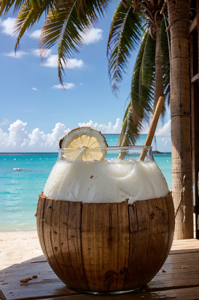 Savor the refreshing Coconut Rum Breeze