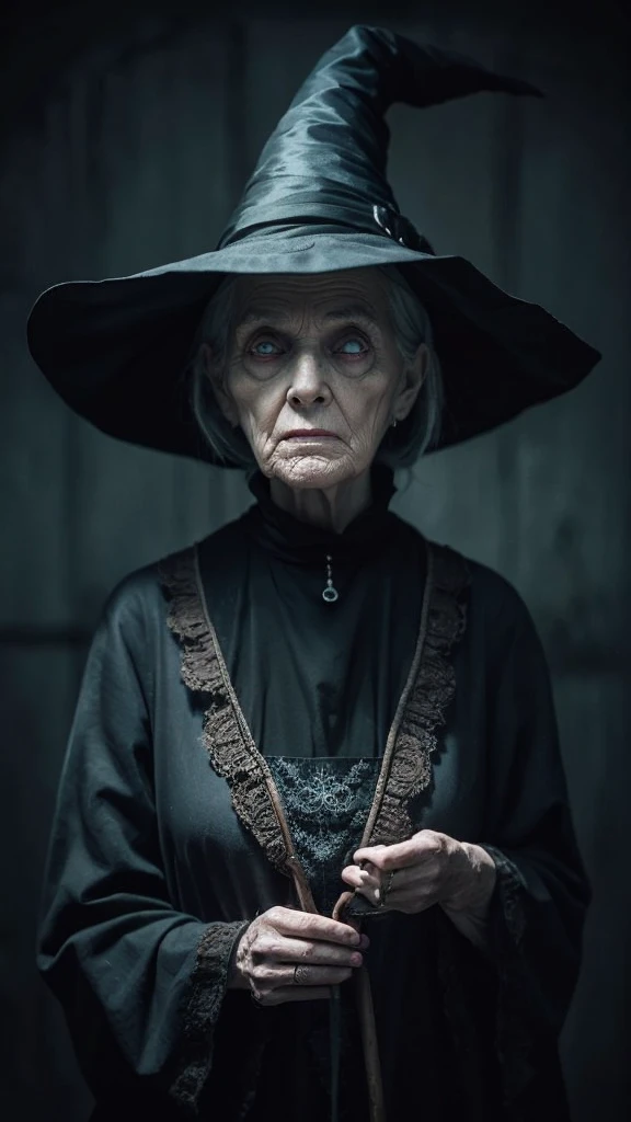 witch grandmother ugly Odd Eye Creepy Darken overall