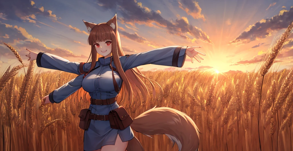 19:35:32 
Expires in 13 Day(s)
masterpiece, best quality, (vibrant colors, hdr,) ((holo)), LARGER HUGE MASSIVE BREASTS, spice and wolf, 1girl, animal ears wolf ears, wolf girl, wolf tail, long hair, brown hair, smile, red eyes, slit pupils, pouch, sky, scenic clouds, dust cloud, , sun in the middle of image, sun rays, outstretched arms, spread arms, extremely detailed wheat, farm , sunset with hyperreallistic detailed 3d volumetric clouds with clear sky, graphite \(medium\), sketch, smoke in background <lora:holoSpiceAndWolf_v3, reverse bunny suit