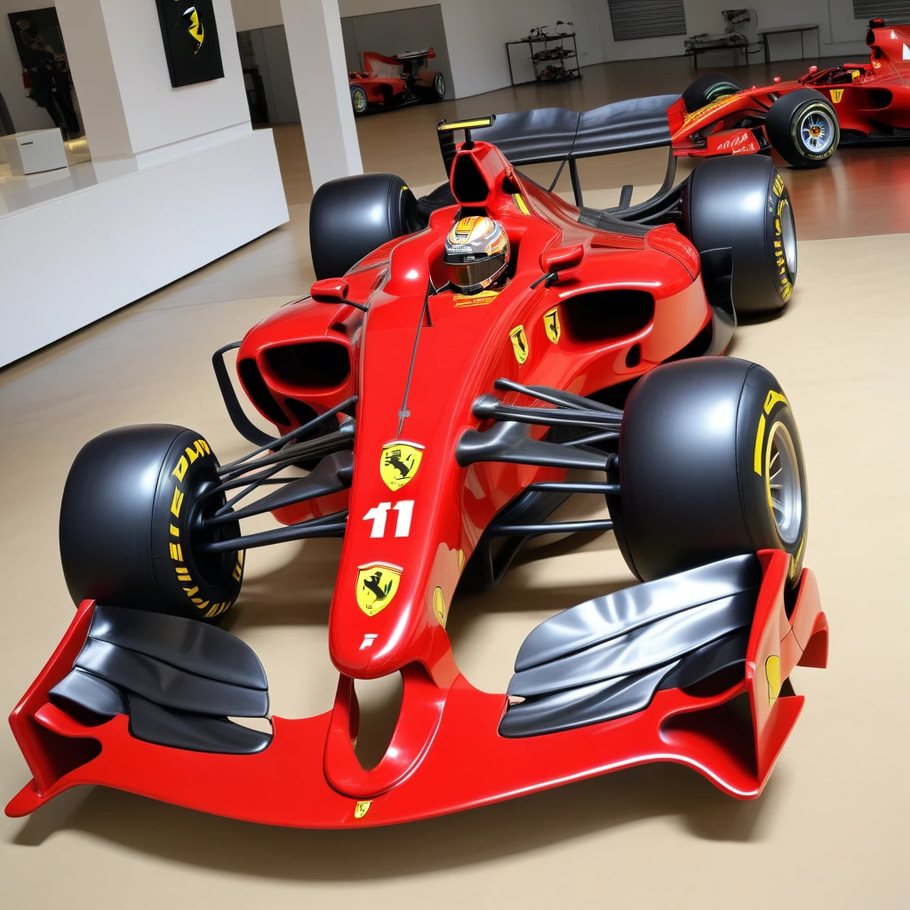 Ferrari Mp4 senna made of ropes