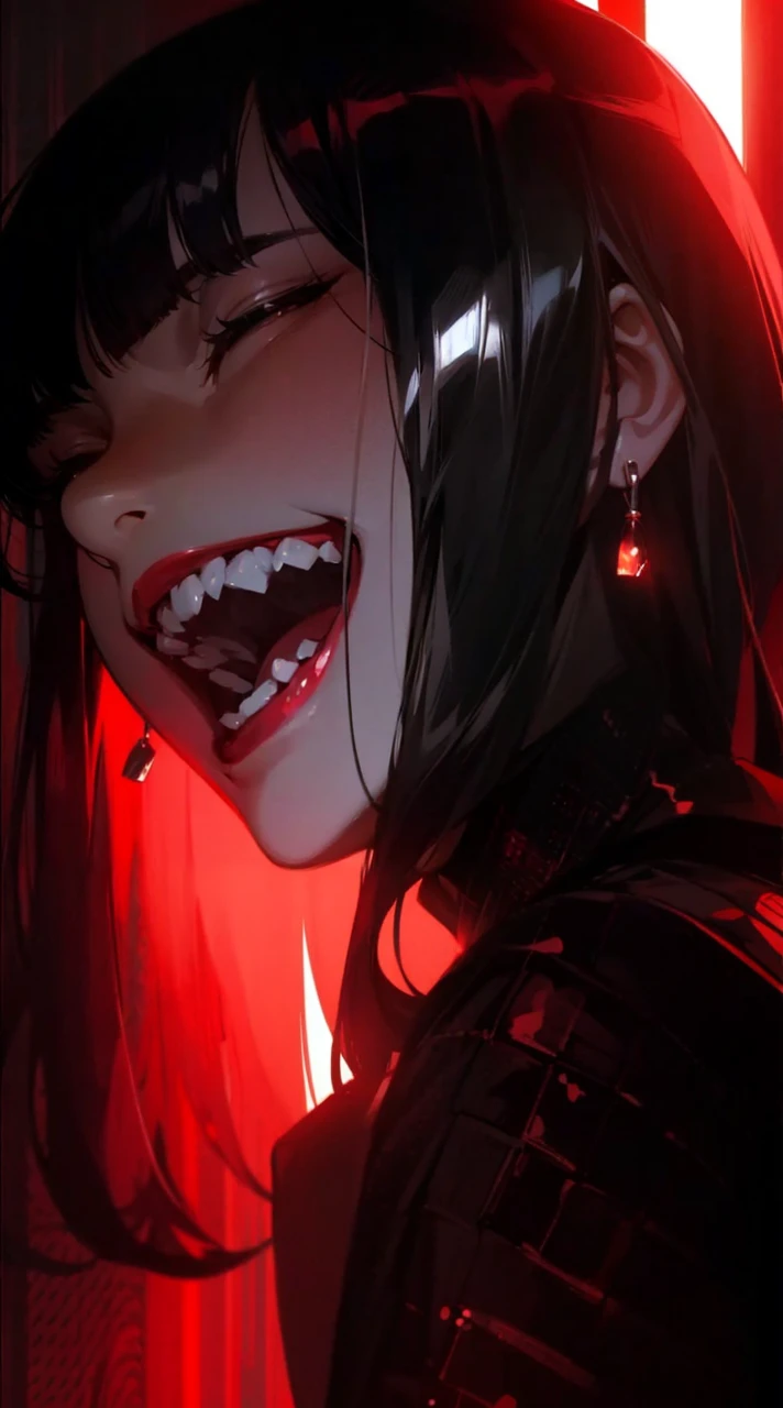 Properly holding a tanto or Japanese sword, (Very detailed CG unified 8k wallpaper), cool maid, Sexy maid outfit, Morbid expression, Two wolves emerge from the skirt, Mad eyes, 8K，tmasterpiece, Best quality,